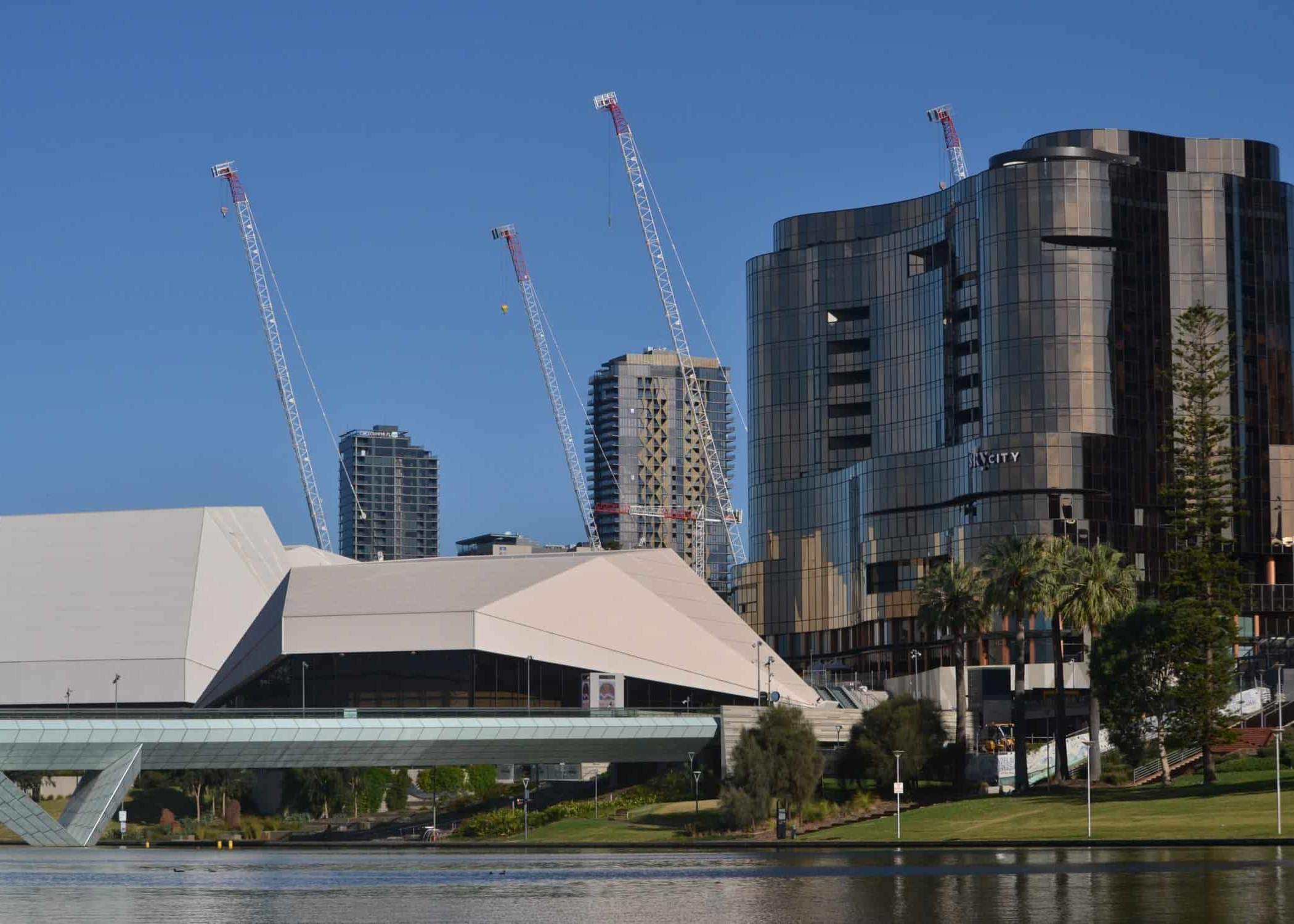 The Adelaide Festival Centre on the River Torrens riverbank